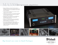 McIntosh MA-5300 - Brochure 